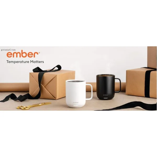 Ember Temperature Control Smart Mug 2. 14 Oz. App-Controlled Heated Coffee Mug with 80 Min Battery Life and Improved Design. Black